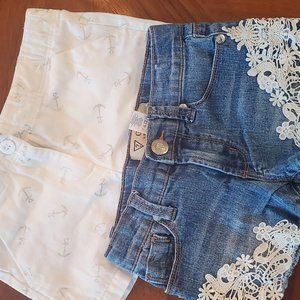 Guess and Nautica Girls Shorts